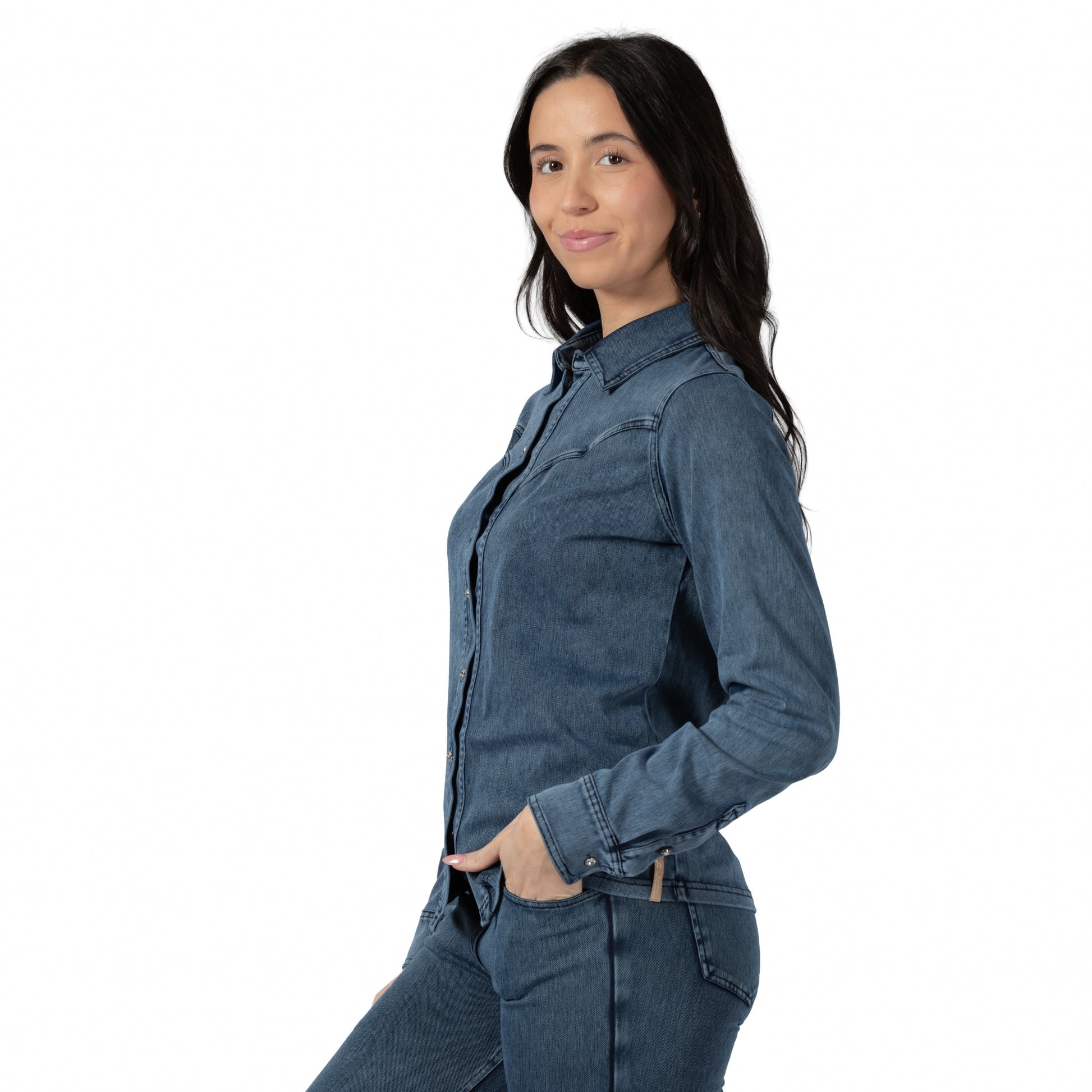 Horze Ulrika Ladies Western Stretch Shirt
