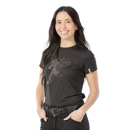 Horze Kathrin Ladies Equestrian Technical T-Shirt