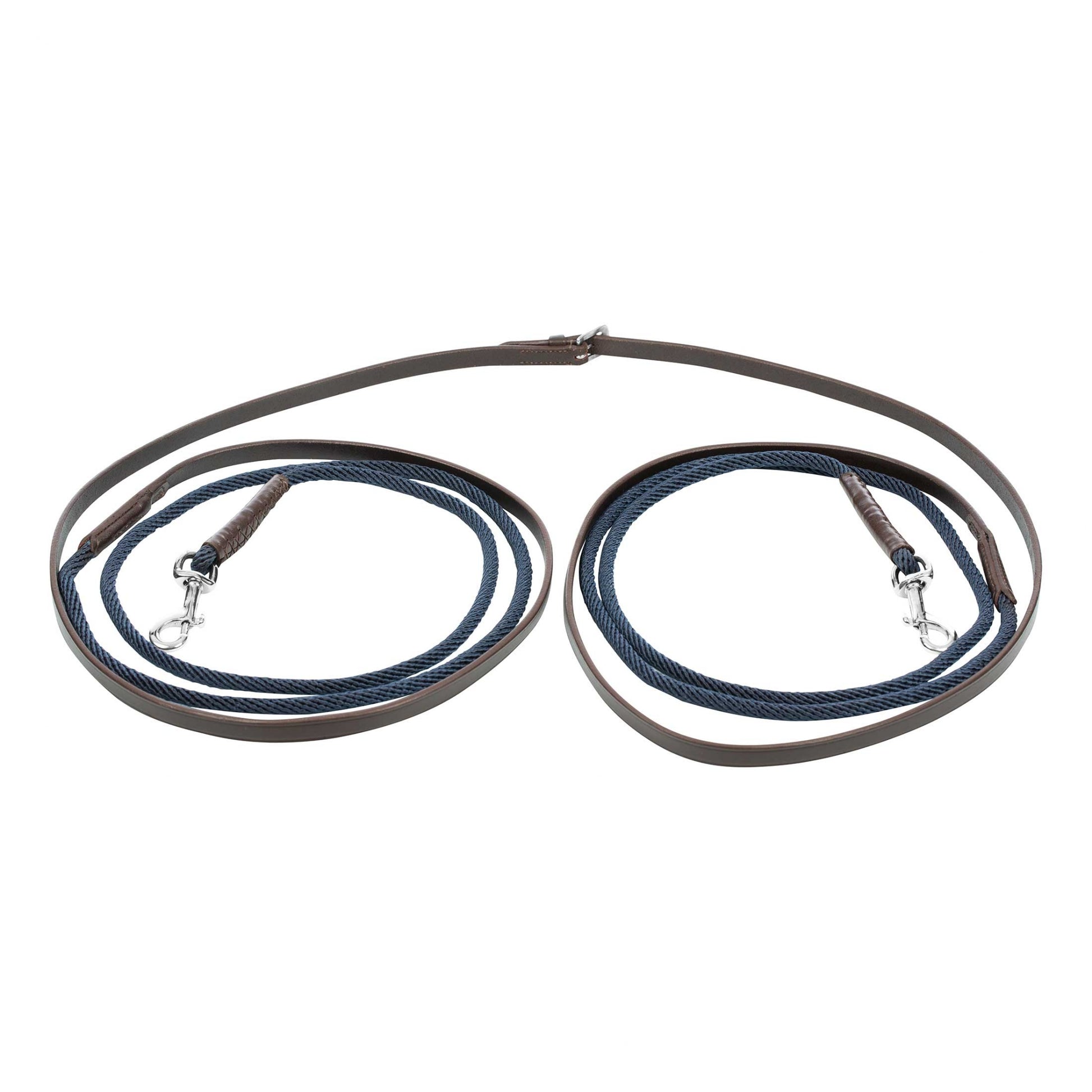 Equinavia Saga Leather Rope Front Draw Reins