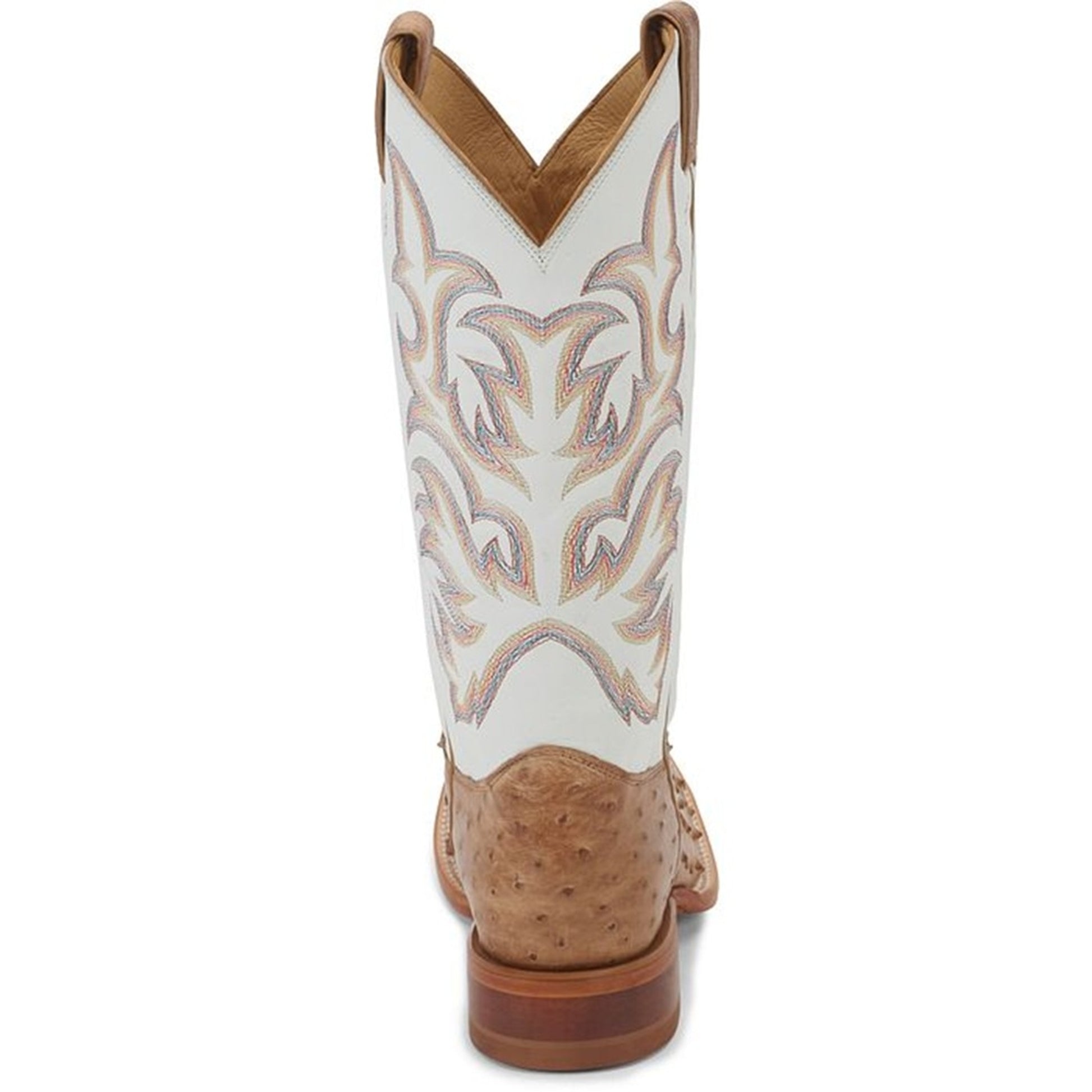 Justin Mens Pascoe 13" Full Quill Ostrich Boots
