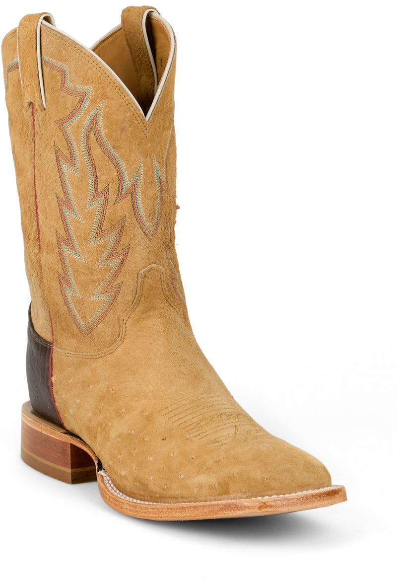 Justin Mens Quincy 11" Sueded Ostrich Boots