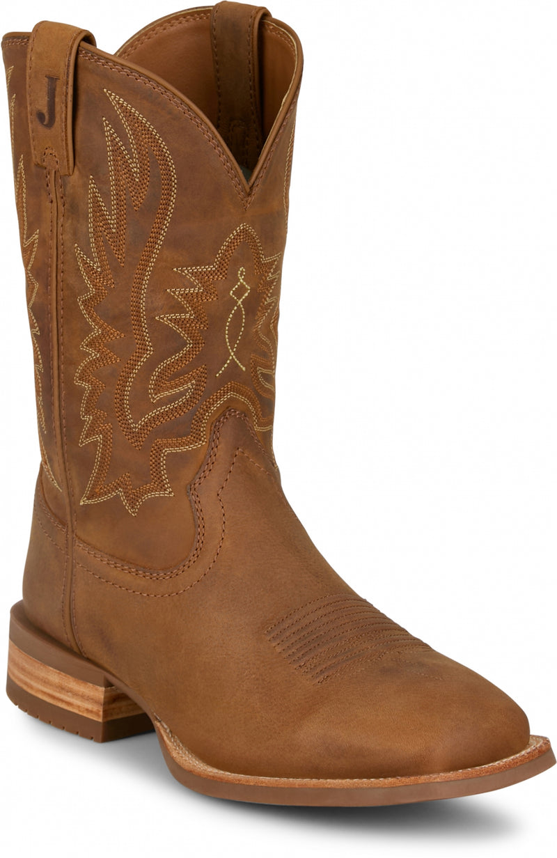 Justin Mens Rustle 11" Western Boots