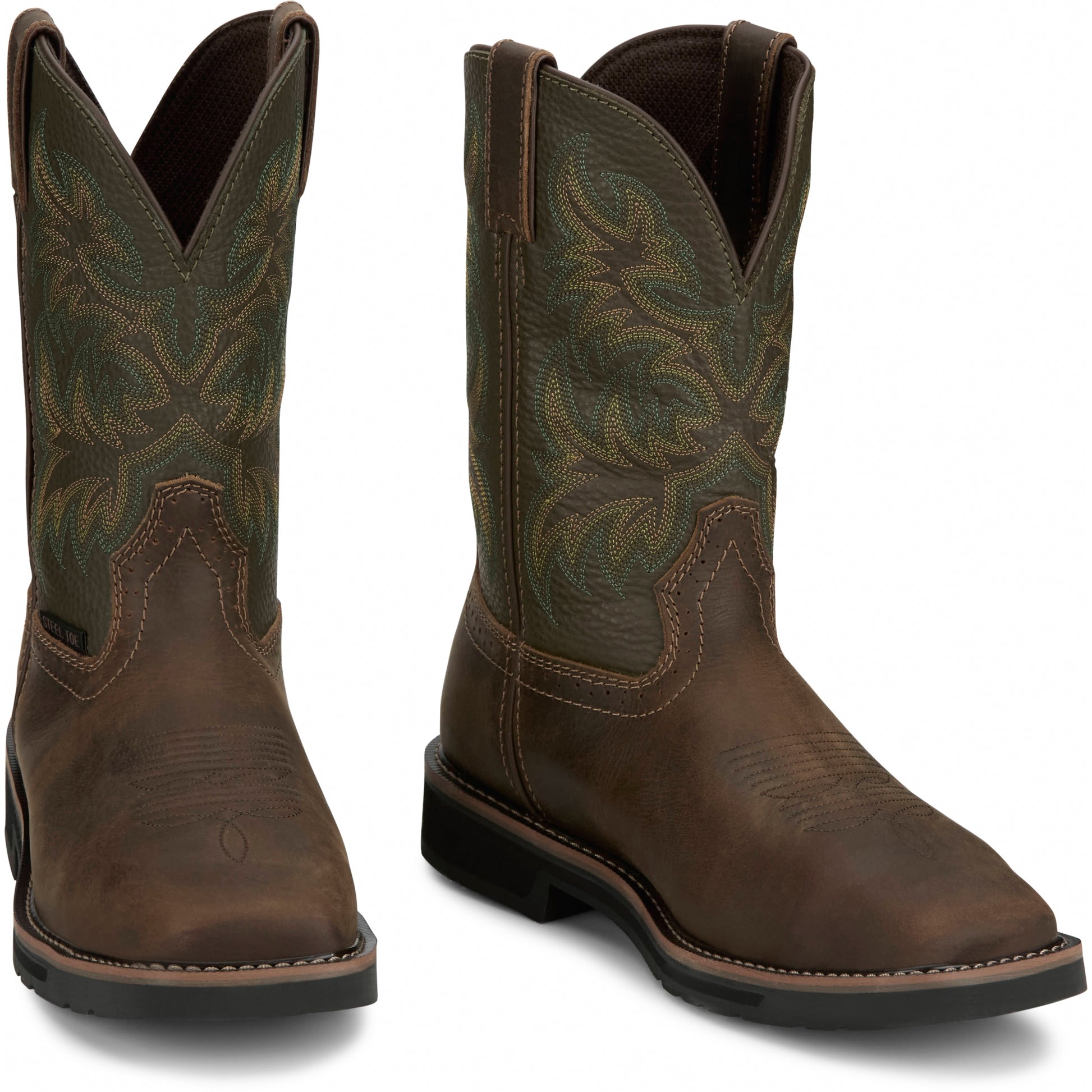 Justin Mens Keavan 11" Met Guard Steel Toe Boots