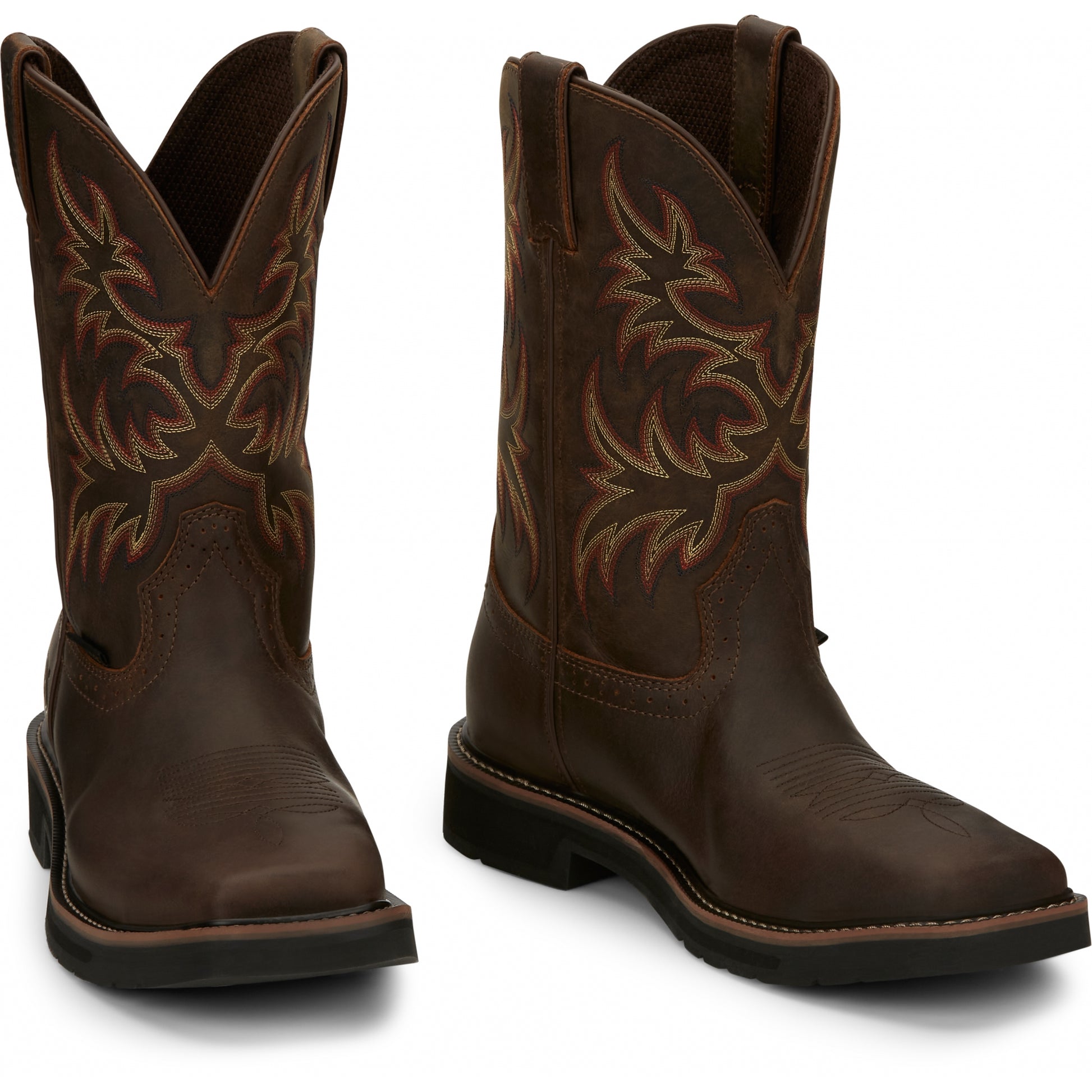 Justin Mens Driller 11" Steel Toe Boots