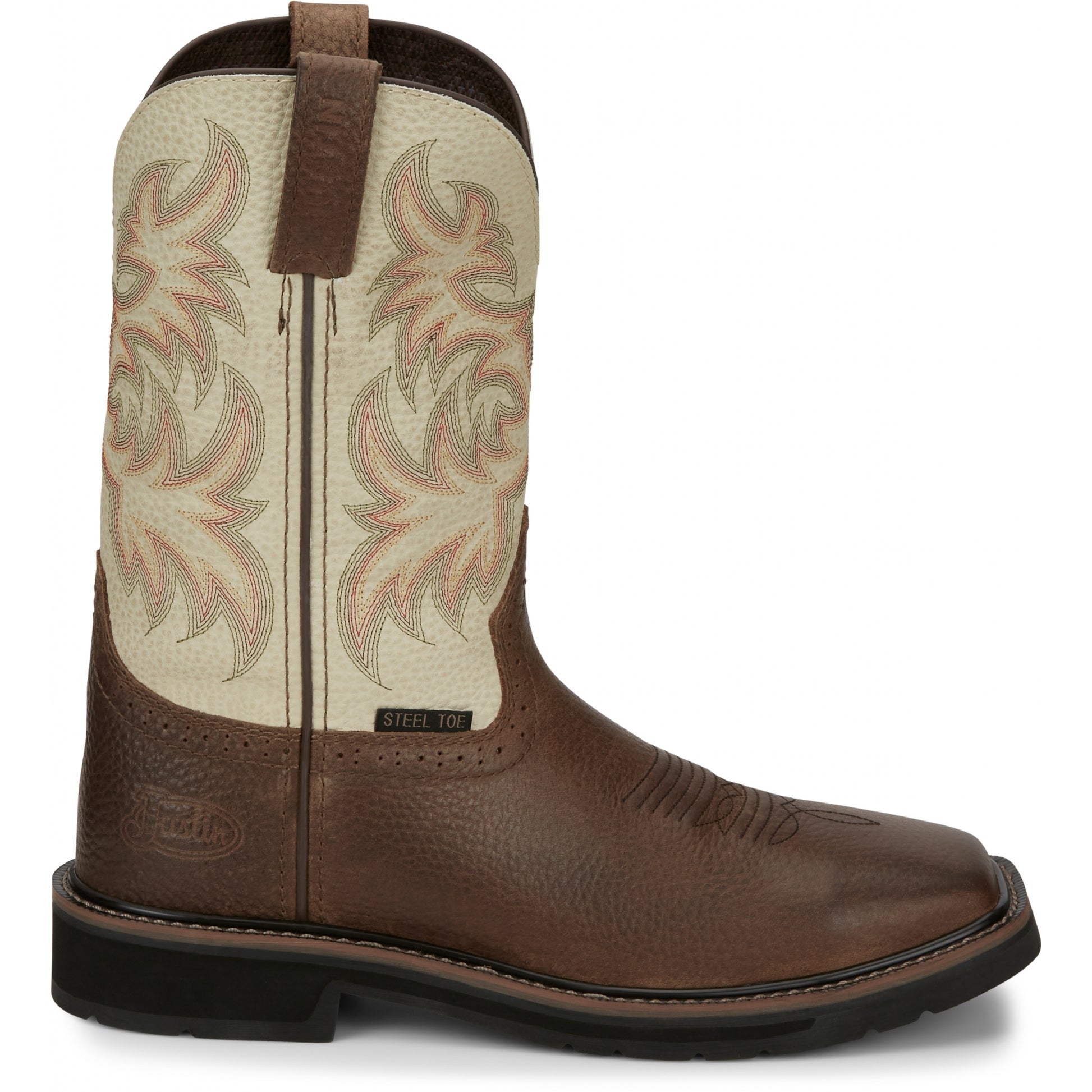 Justin Mens Driller 11" Steel Toe Boots