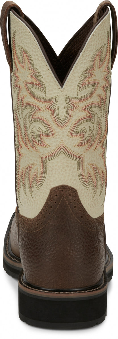 Justin Mens Driller 11" Steel Toe Boots