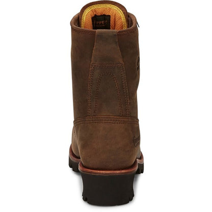 Chippewa Mens Paladin 8" Waterproof Insulated Steel Toe Logger Boots