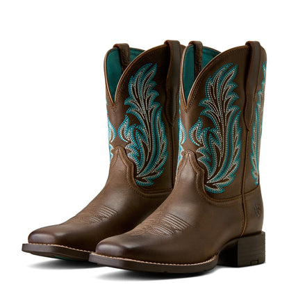 Ariat Round Up Filly Wide Square Toe Ladies Boot