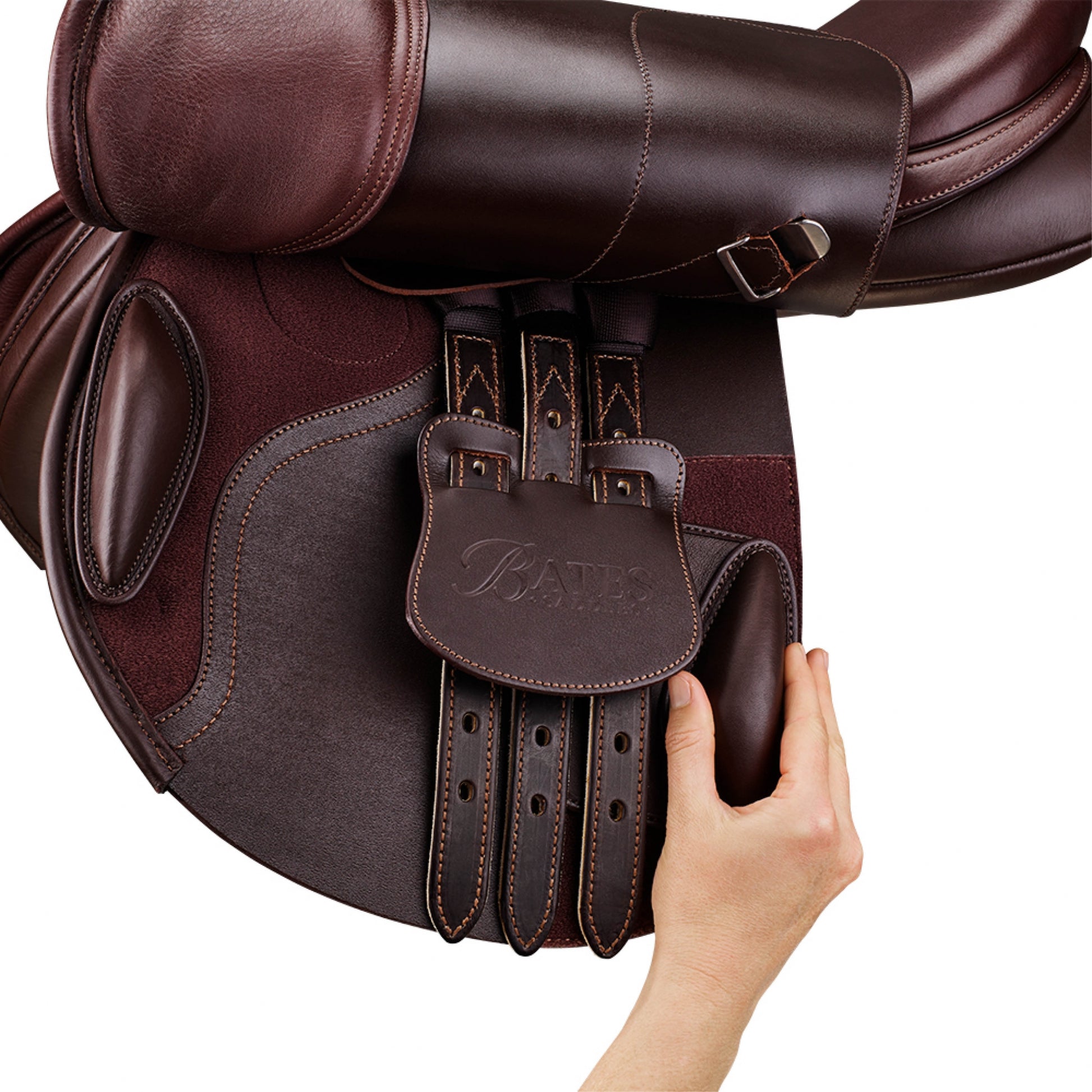 Bates Caprilli Close Contact Saddle with Opulence Leather