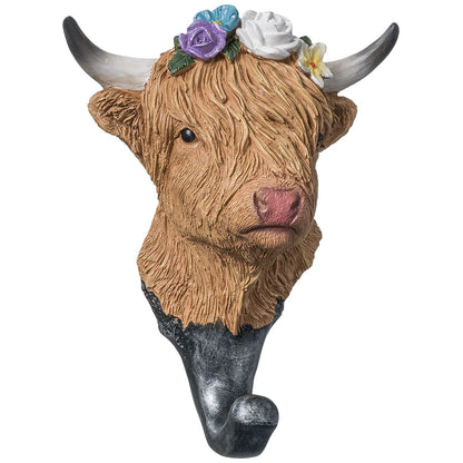 Gift Corral Highland Cow Hook