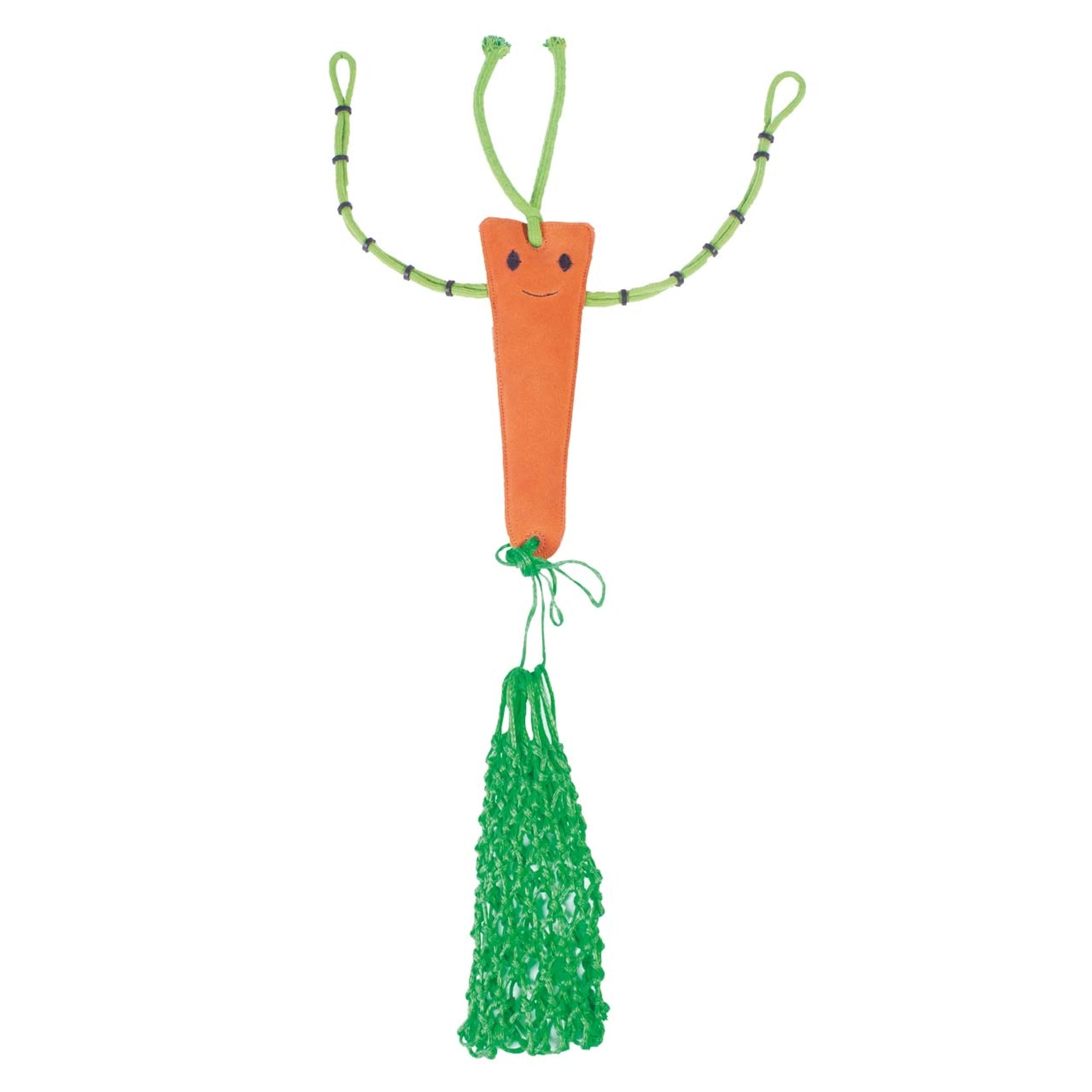 QHP Carrot Horse Toy with Hay Net