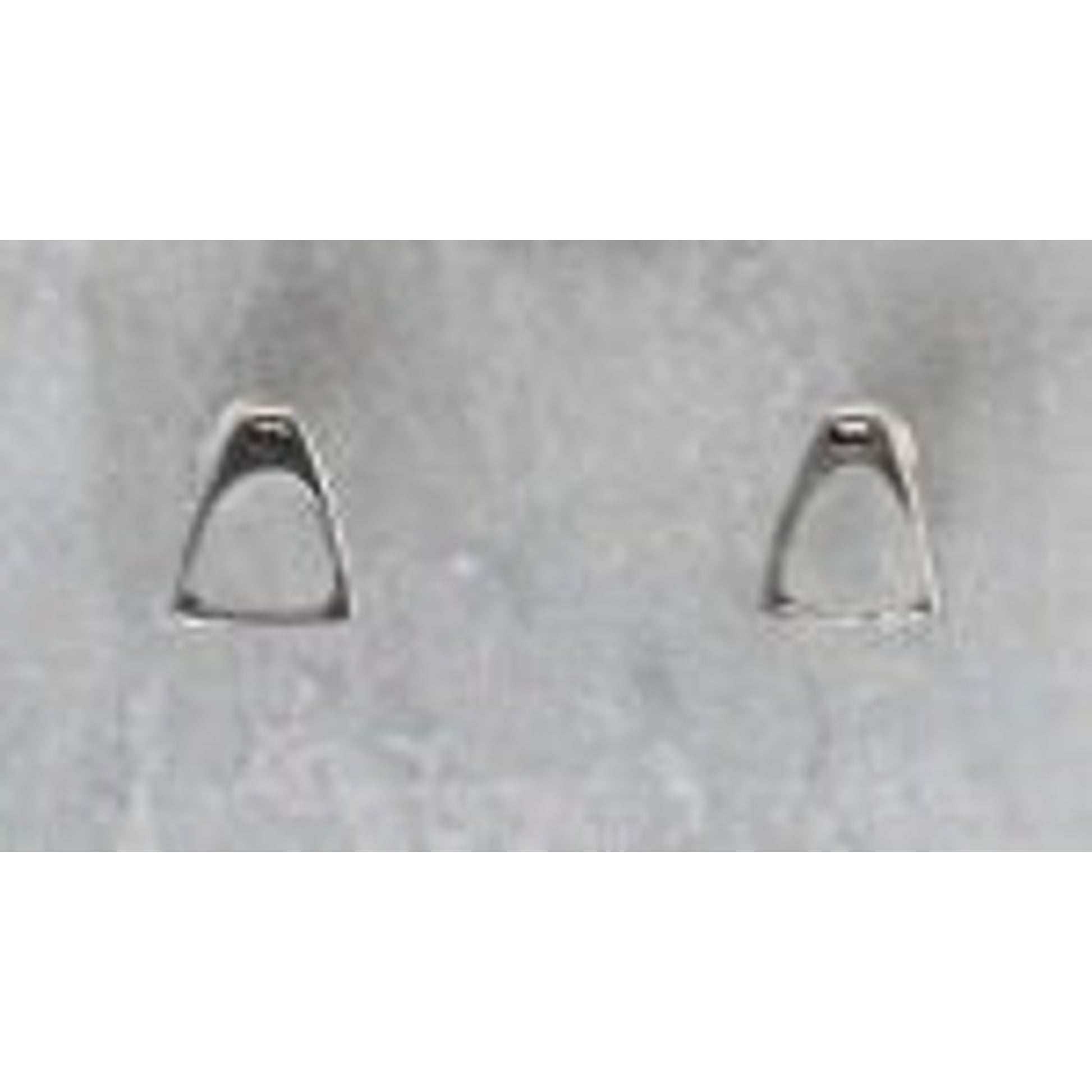 Finishing Touch Stirrup Earrings Gold Finish