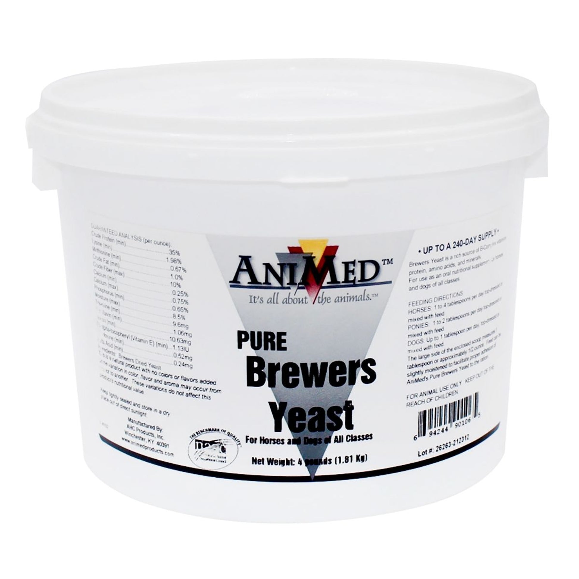 Animed Brewers Yeast Pet Supplement 2lb