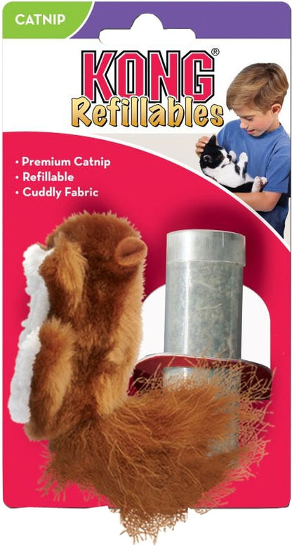 KONG Refillable Squirrel Cat Toy