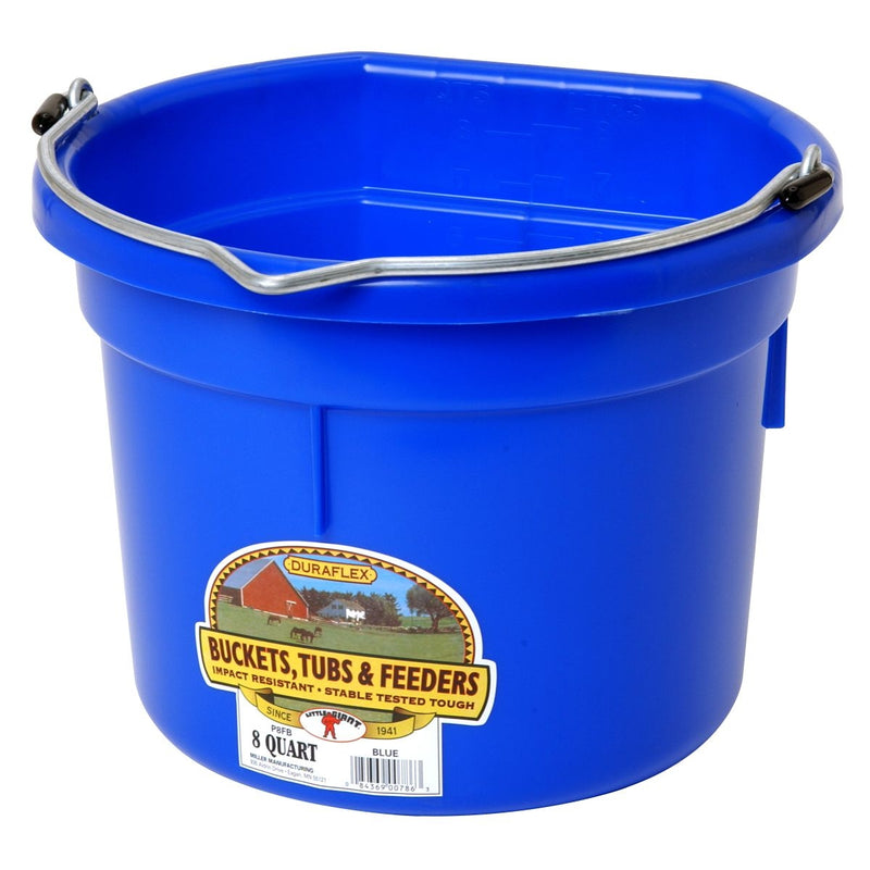 Little Giant DuraFlex Plastic Flat Back Bucket