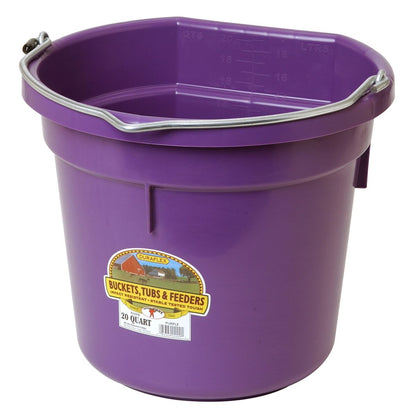 Little Giant DuraFlex Plastic Flat Back Bucket