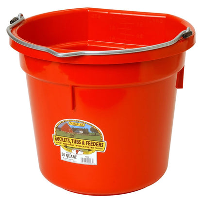 Little Giant DuraFlex Plastic Flat Back Bucket