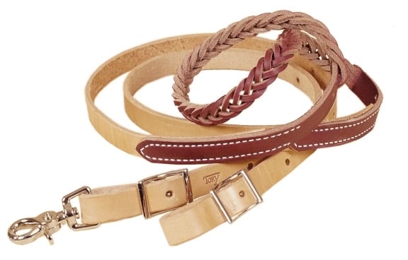 Tory Latigo Braided Roping Rein