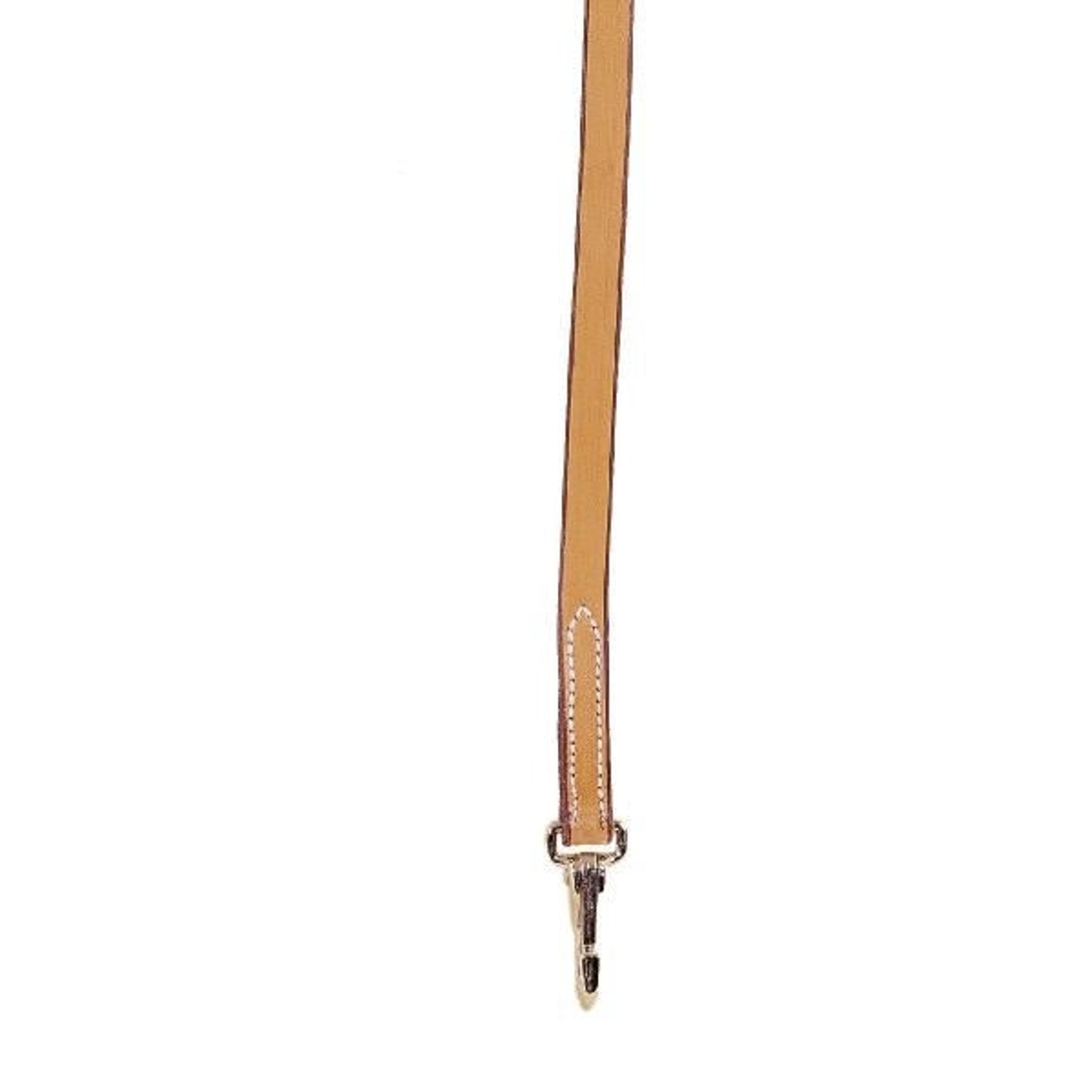 Tory Single Ply Reins - Nickel Snaps 5/8in Bk/Gry