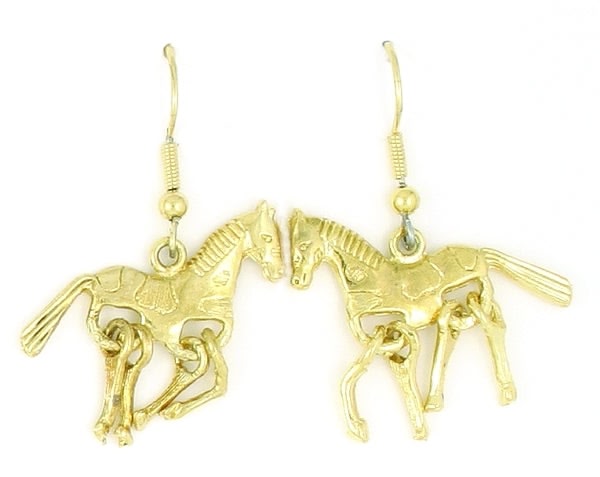 Finishing Touch Horse Wiggle Leg Fishhook Earrings