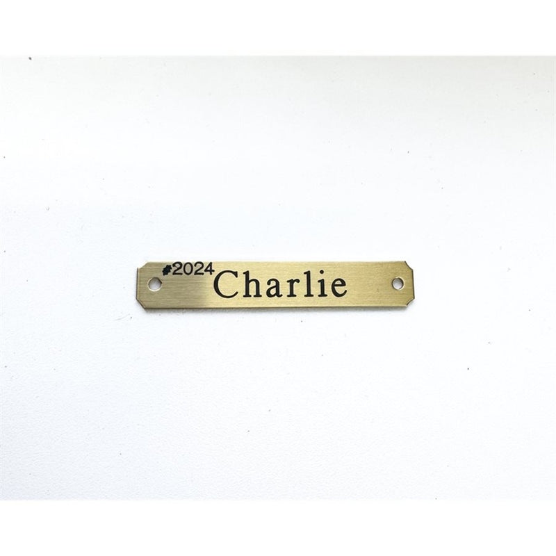 Perri's Notched Personalized Plate