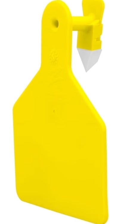 Ztags Blank Cow Yellow