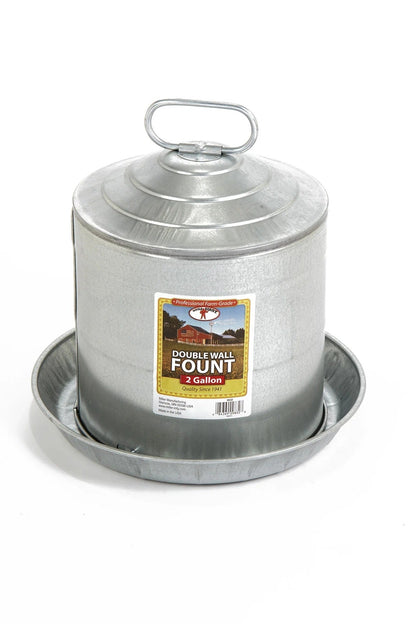 Galvanized Double Wall Founts
