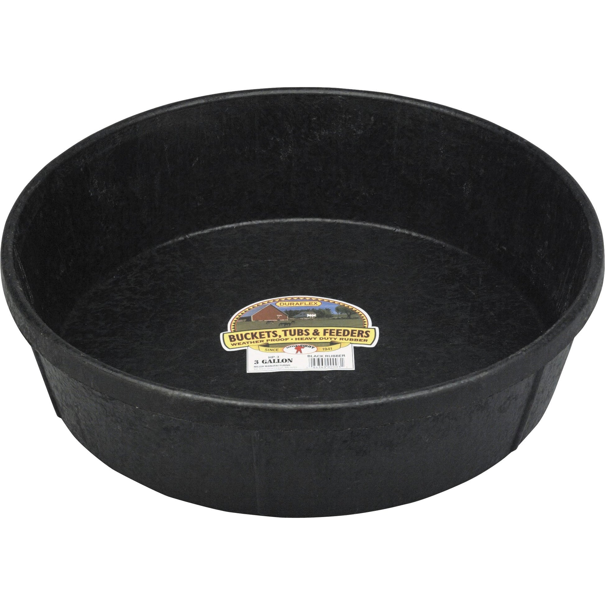 Rubber Pan - 3 Gallon
