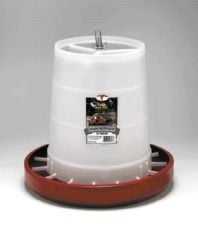 Hanging Poultry Feeder 3lb Red