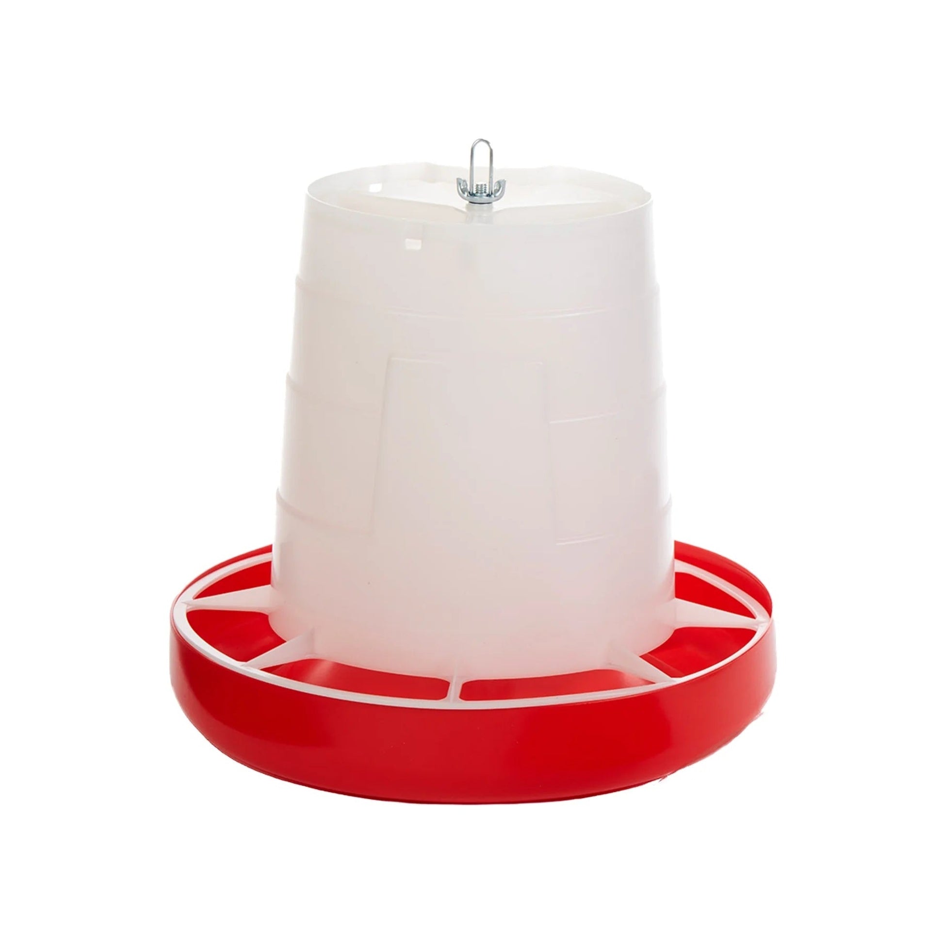 Hanging Poultry Feeder 3lb Red