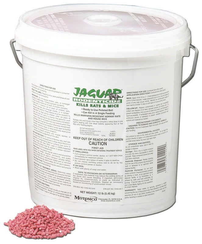 Jaguar Rodenticide Pail 12 Pound