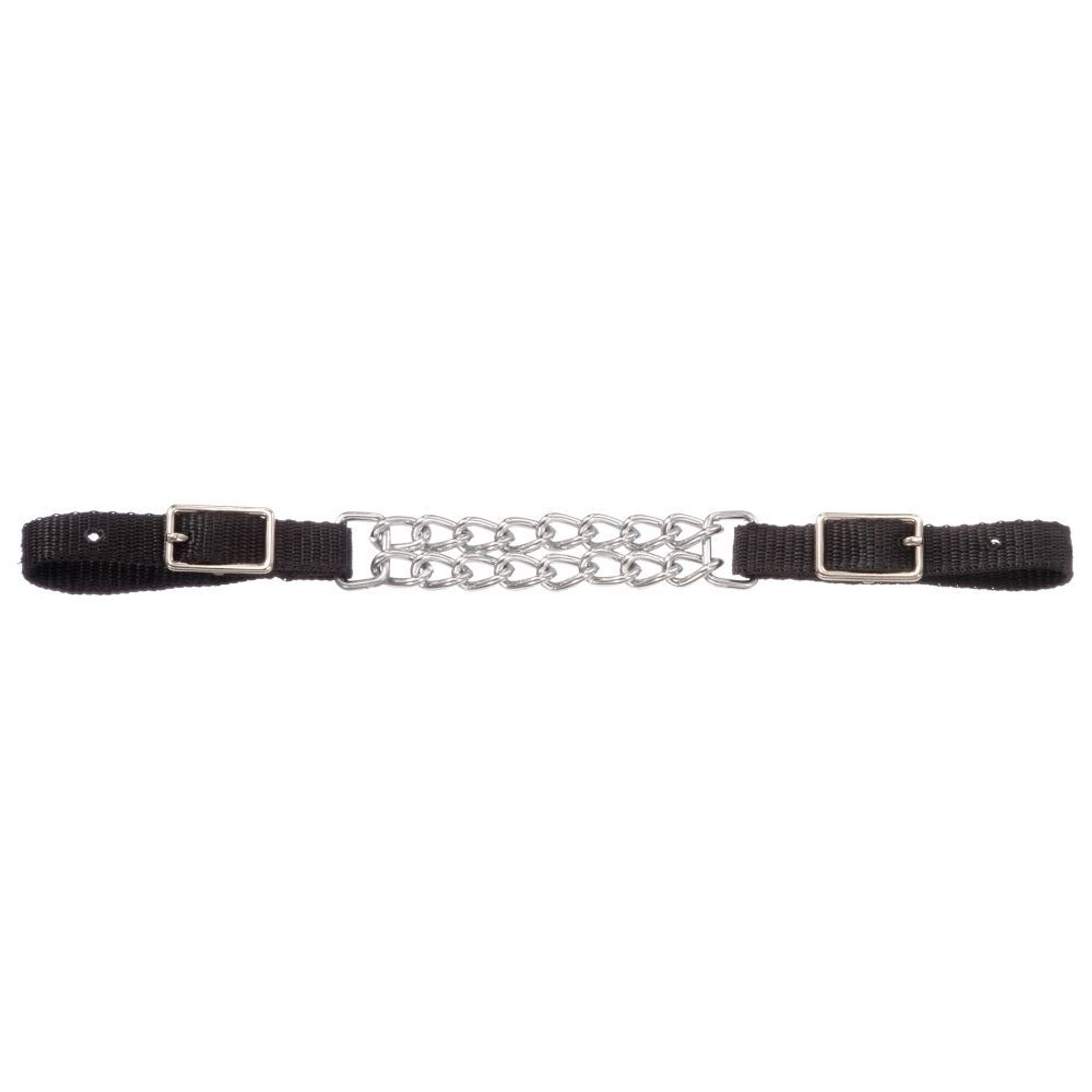 Western Poly Curb Strap Black