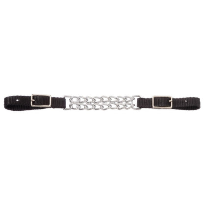 Western Poly Curb Strap Black