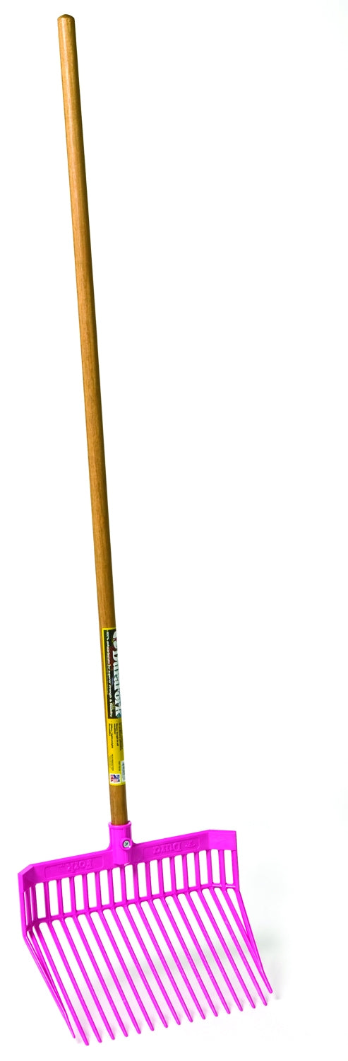 Little Giant Plastic Dura Fork Hot Pink