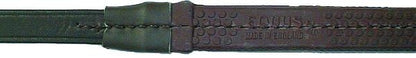 Nunn Rubber Reins 5/8 5/8x24FinePimple Blk/Znc