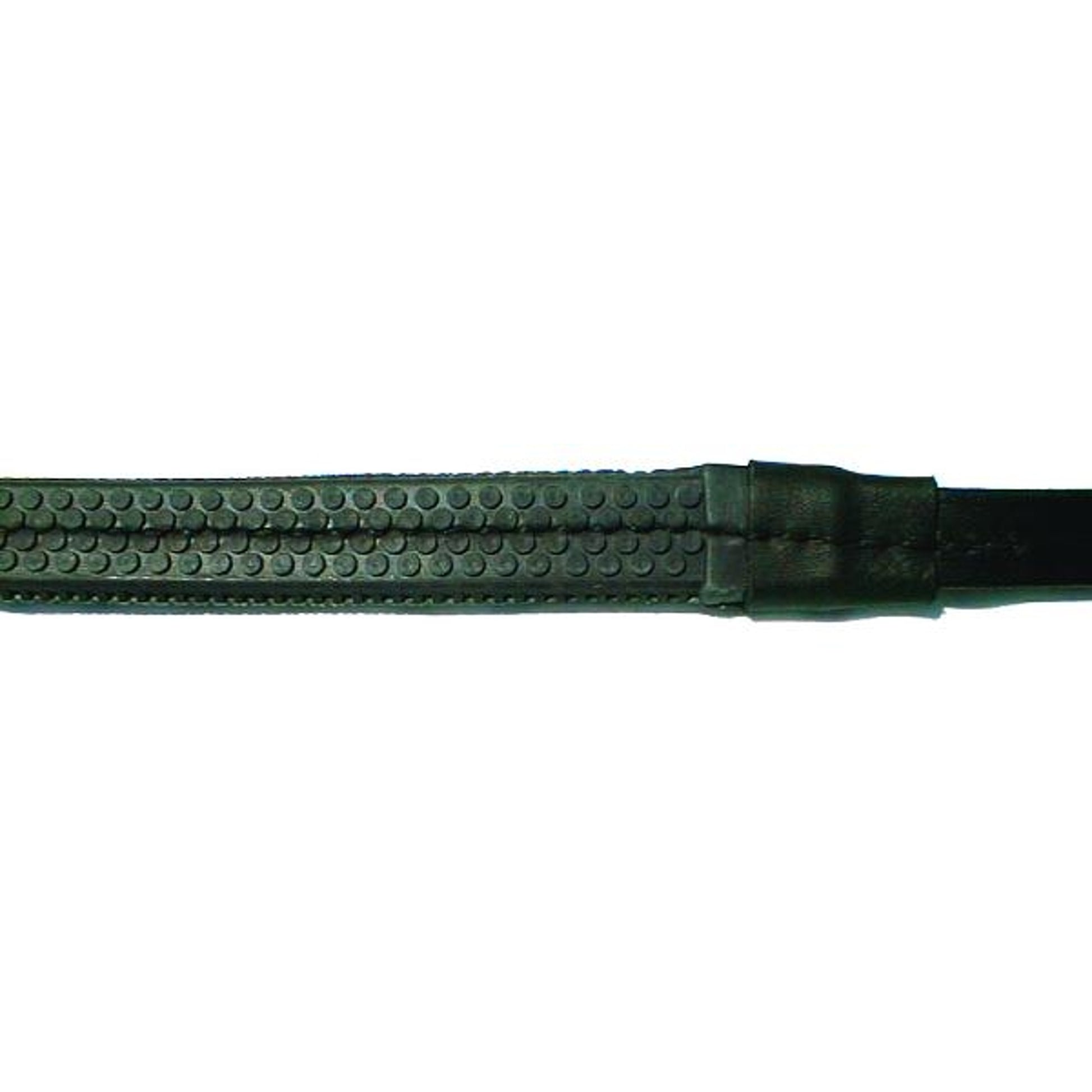 Nunn Rubber Reins 5/8 5/8x24FinePimple Blk/Znc