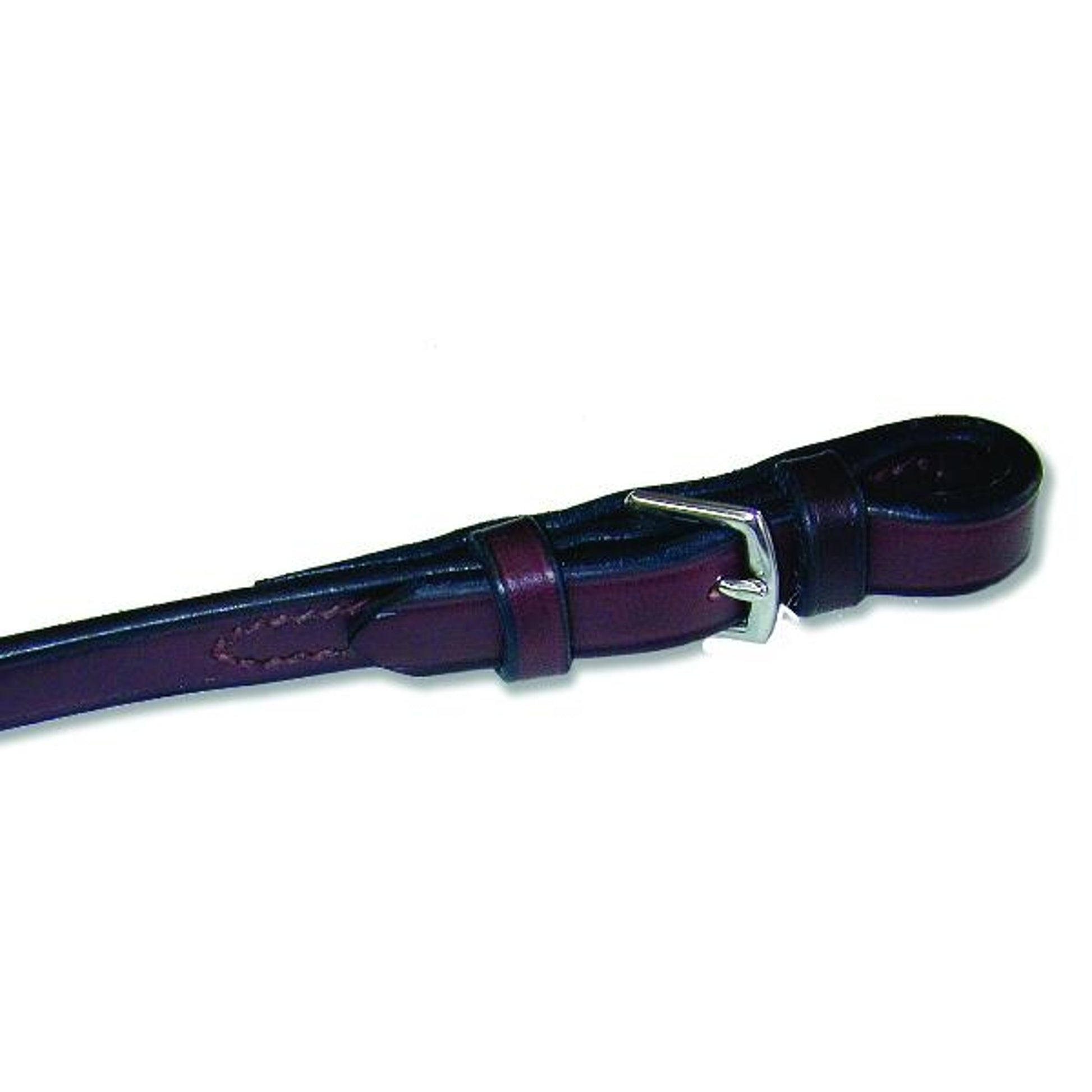 Nunn Rubber Reins 5/8 5/8x24FinePimple Blk/Znc