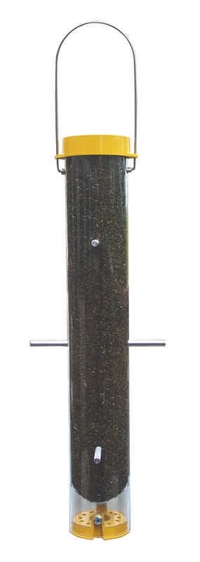 Droll Yankee 6 Port Yellw Finch Upside Down Feeder