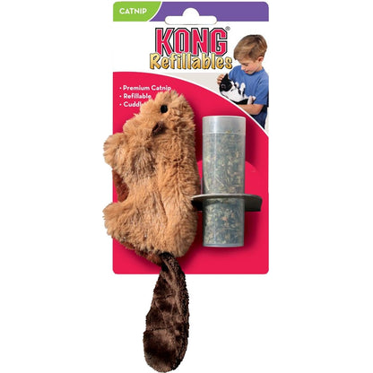 KONG Refillable Beaver Cat Toy