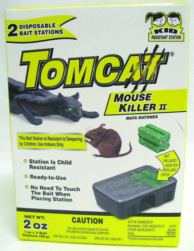 Tomcat Disposable Mouse Killer Ii 2 Pack