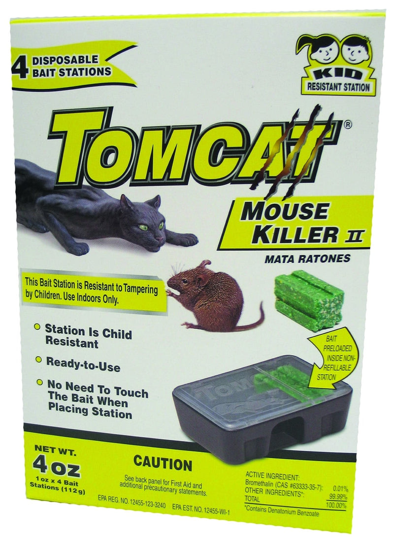Tomcat Disposable Mouse Killer Ii 4 Pack