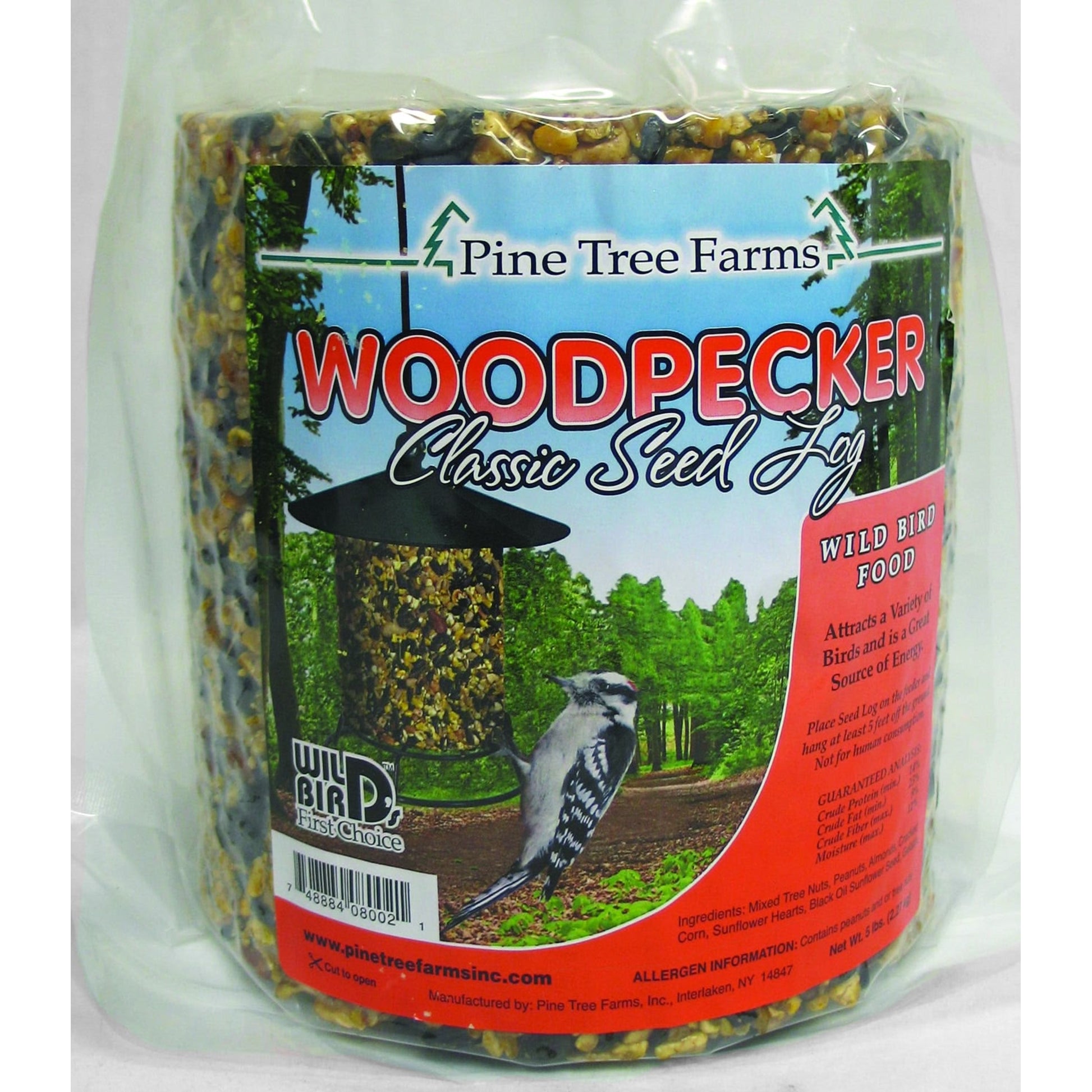 Pine Tree Farms Woodpecker Classic Seed Log 40oz