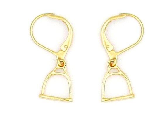 Finishing Touch Rearing Stirrup Earrings