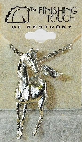 Finishing Touch Single Horse Necklace