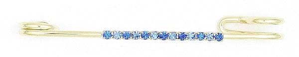 Finish Touch 2-Tone Rhinestone Strip Pin 2 1/2in