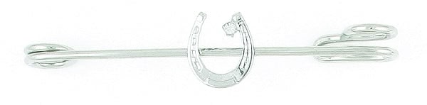 Finishing Touch Horseshoe with Stone Stock Pin