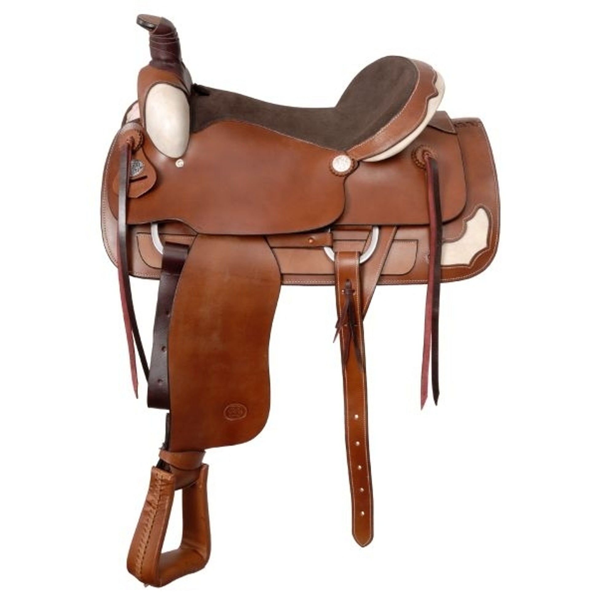 Royal King Rawhide Suede Roper Saddle
