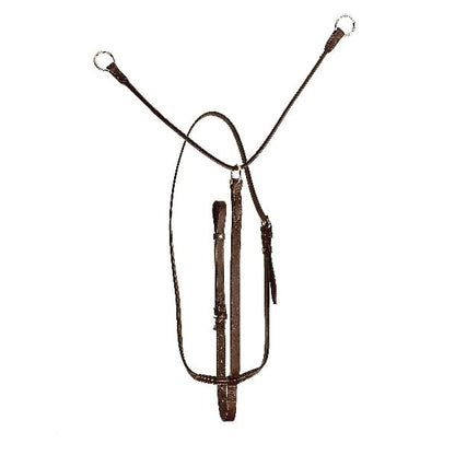 Tory Bridle Leather Lateral Fork Black