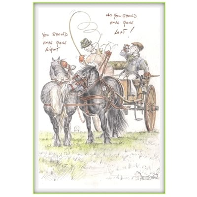 You Should Have Gone Right Greeting Card 6Pk