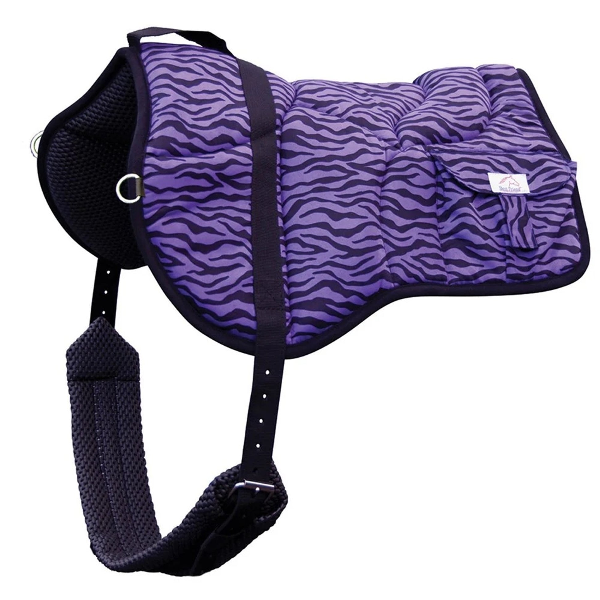 Best Friend Western Bareback Saddle Pad - Animal Print